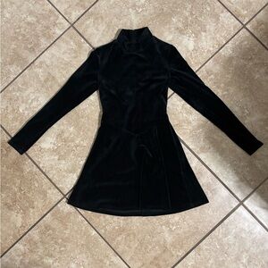 Forever 21 Black Sheath Dress with Long Sleeves